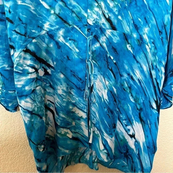Alice + Olivia Silk  Kimono  Tunic Top Cover Up~   Small- FINAL PRICE - Picture 3 of 6